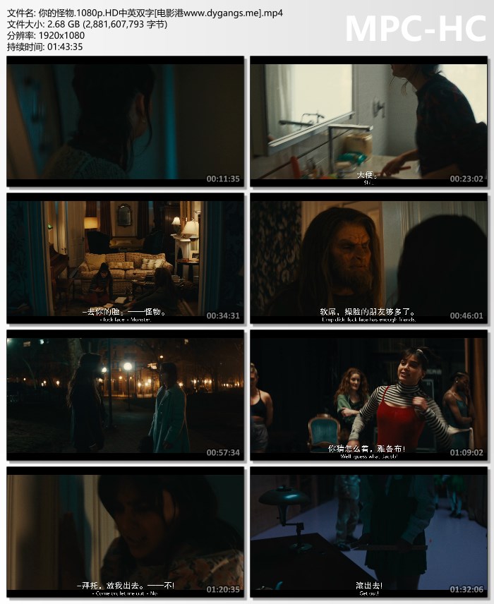 2024爱情恐怖《你的怪物》1080p.HD中英双字迅雷下载